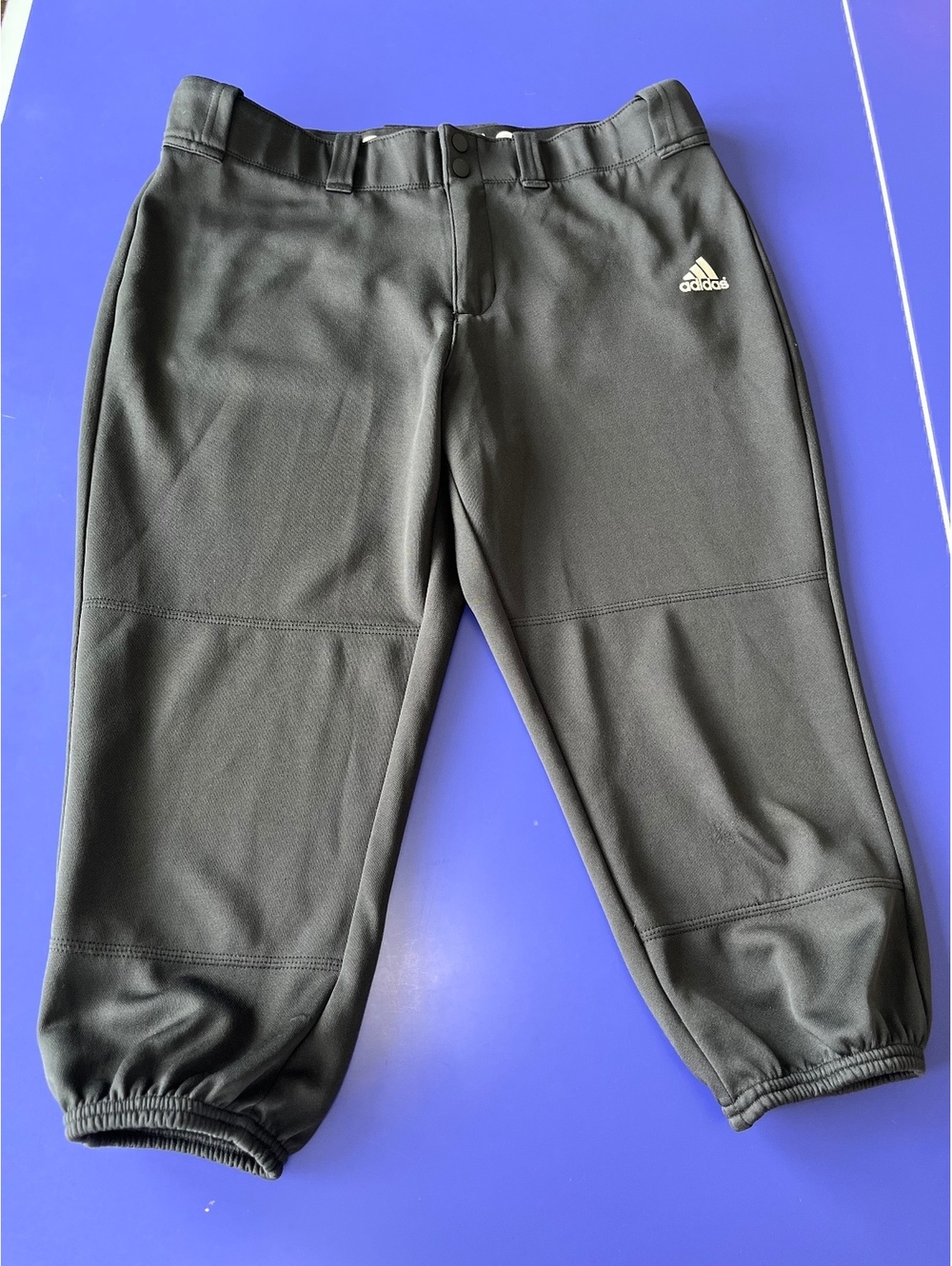 Adidas PH Pro Cropped Belted Softball Pants in Black Women’s XL